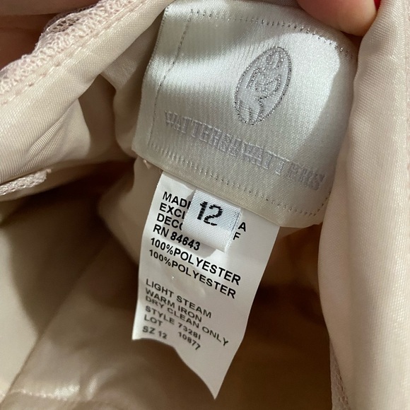 Watters Light Pink Bridesmaids Dress - Size 12 - Picture 3 of 5